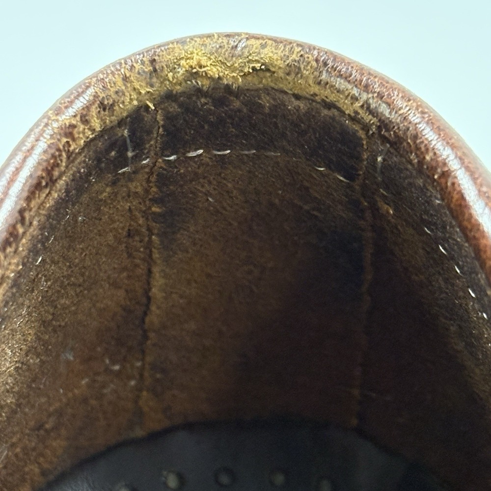 Allen Edmonds Boulder Dark Brown Leather Loafers Slip-On Driving Shoes 8D USA - Picture 14 of 14